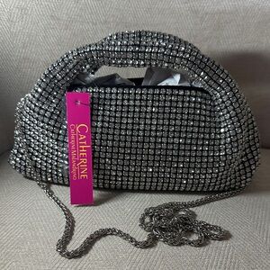 Catherine Malandrino Glittering Silver Bag